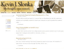 Tablet Screenshot of kevinslonka.com